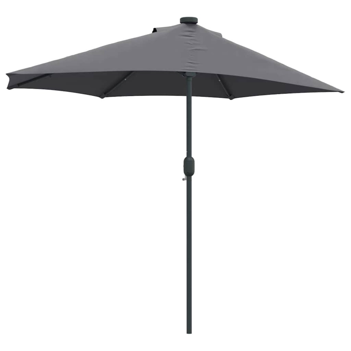 vidaXL Ομπρέλα Κήπου Ανθρακί 294 x 150 x 223 εκ