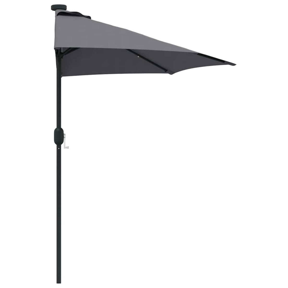 vidaXL Ομπρέλα Κήπου Ανθρακί 294 x 150 x 224 εκ