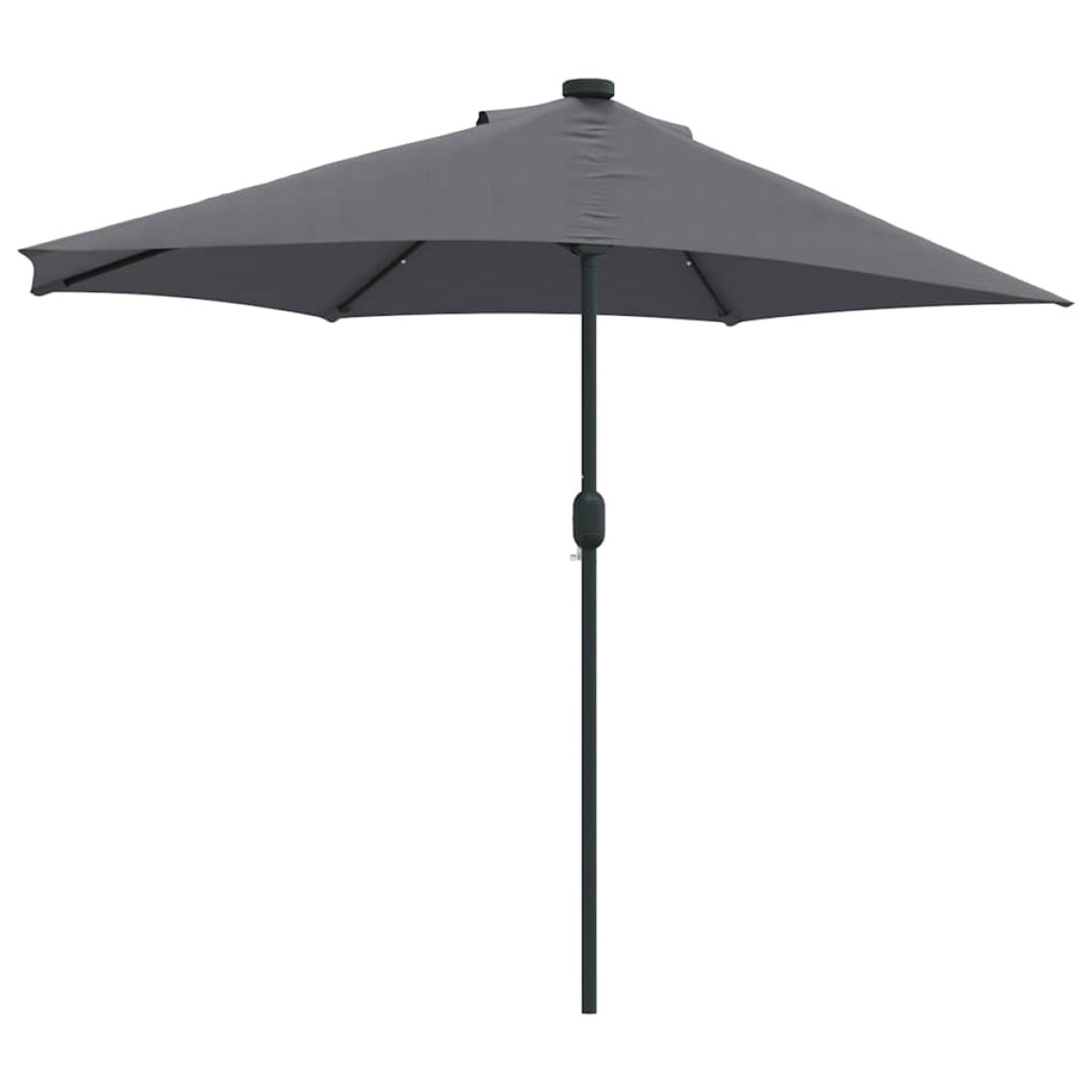 vidaXL Ομπρέλα Κήπου Ανθρακί 294 x 150 x 224 εκ