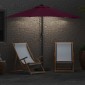 vidaXL Ομπρέλα Κήπου Βεραμάν Κόκκινο 294 x 150 x 224 εκ