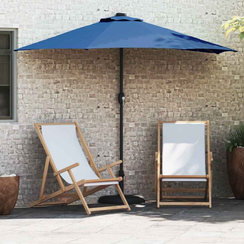 vidaXL Ομπρέλα Κήπου 294 x 150 x 224 εκ Πολυεστέρας και Χάλυβας