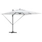 vidaXL Ομπρέλα ηλίου με φώτα λωρίδας LED Άμμος 286 x 284 x 270 εκ