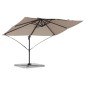 vidaXL Ομπρέλα ηλίου Taupe 351 x 250 x 260 εκ