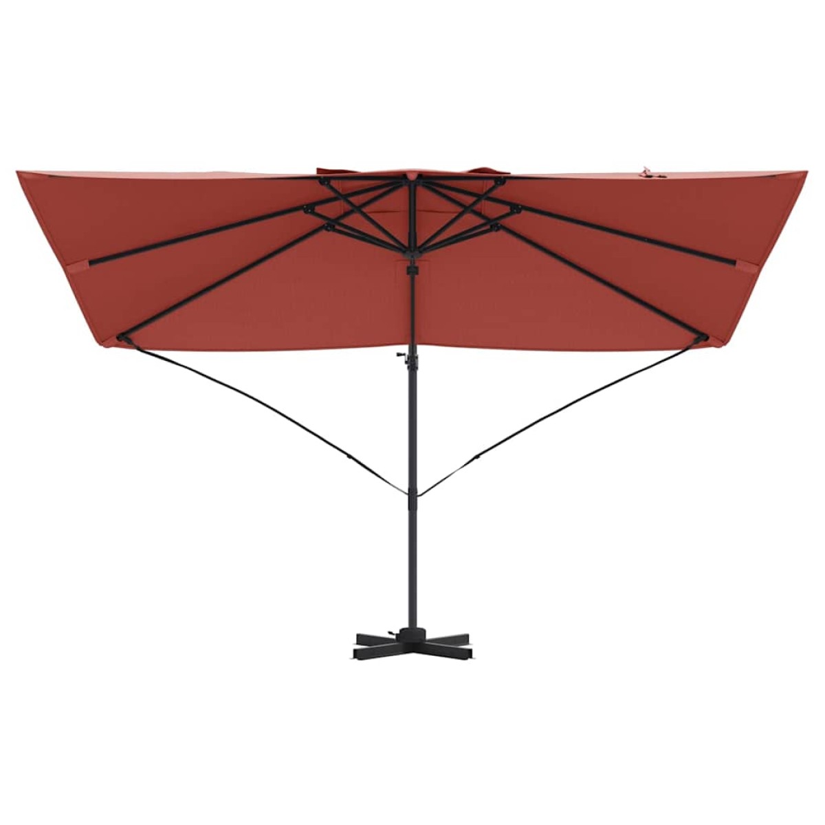 vidaXL Ομπρέλα ηλίου Τερακότα 351 x 250 x 260 εκ