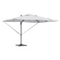 vidaXL Ομπρέλα ηλίου με φώτα λωρίδας LED Άμμος 351 x 250 x 253 εκ