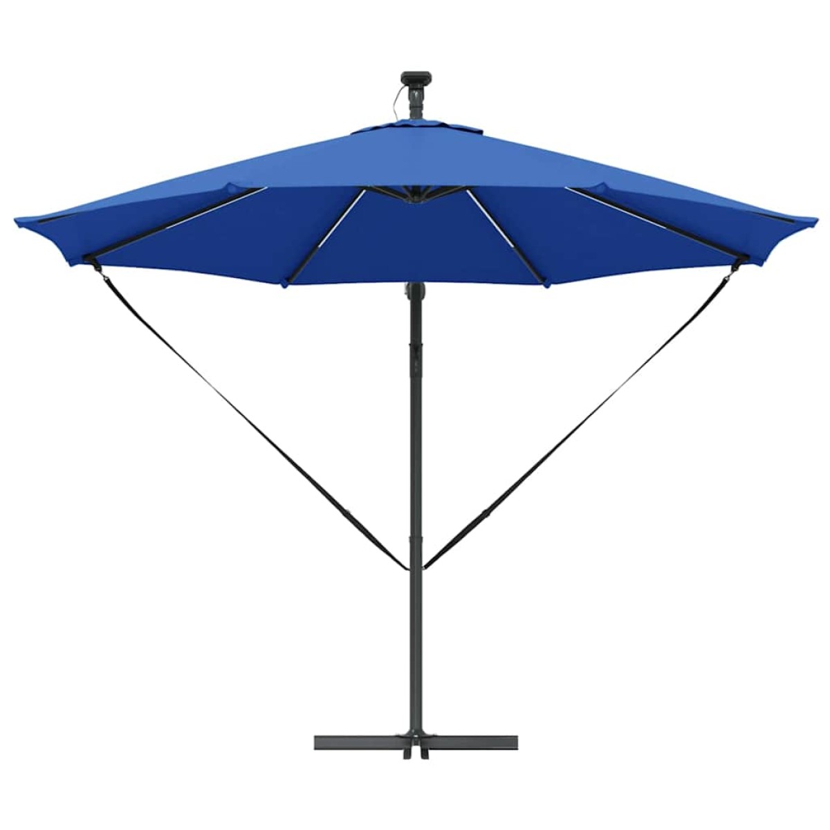 vidaXL Ομπρέλα ηλίου 294 x 294 x 248 cm Πολυεστέρας και Αλουμίνιο