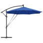 vidaXL Ομπρέλα ηλίου 294 x 294 x 248 cm Πολυεστέρας και Αλουμίνιο