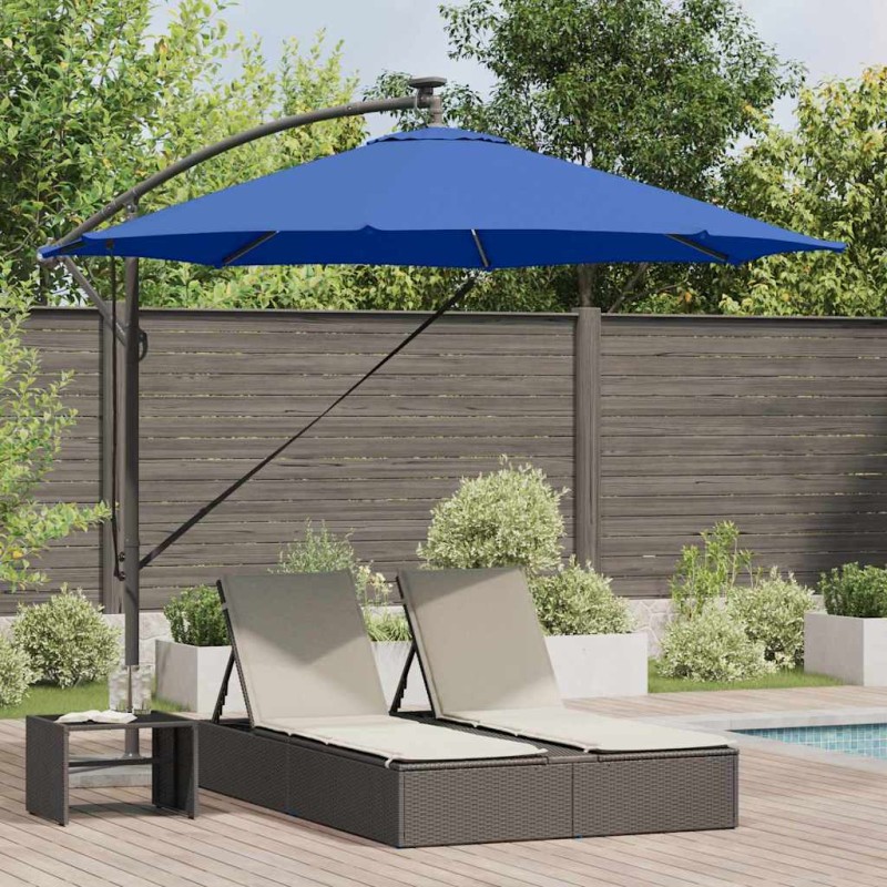 vidaXL Ομπρέλα ηλίου 294 x 294 x 248 cm Πολυεστέρας και Αλουμίνιο