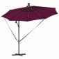 vidaXL Ομπρέλα ηλίου Βεραμάν Κόκκινο 294 x 294 x 248 cm