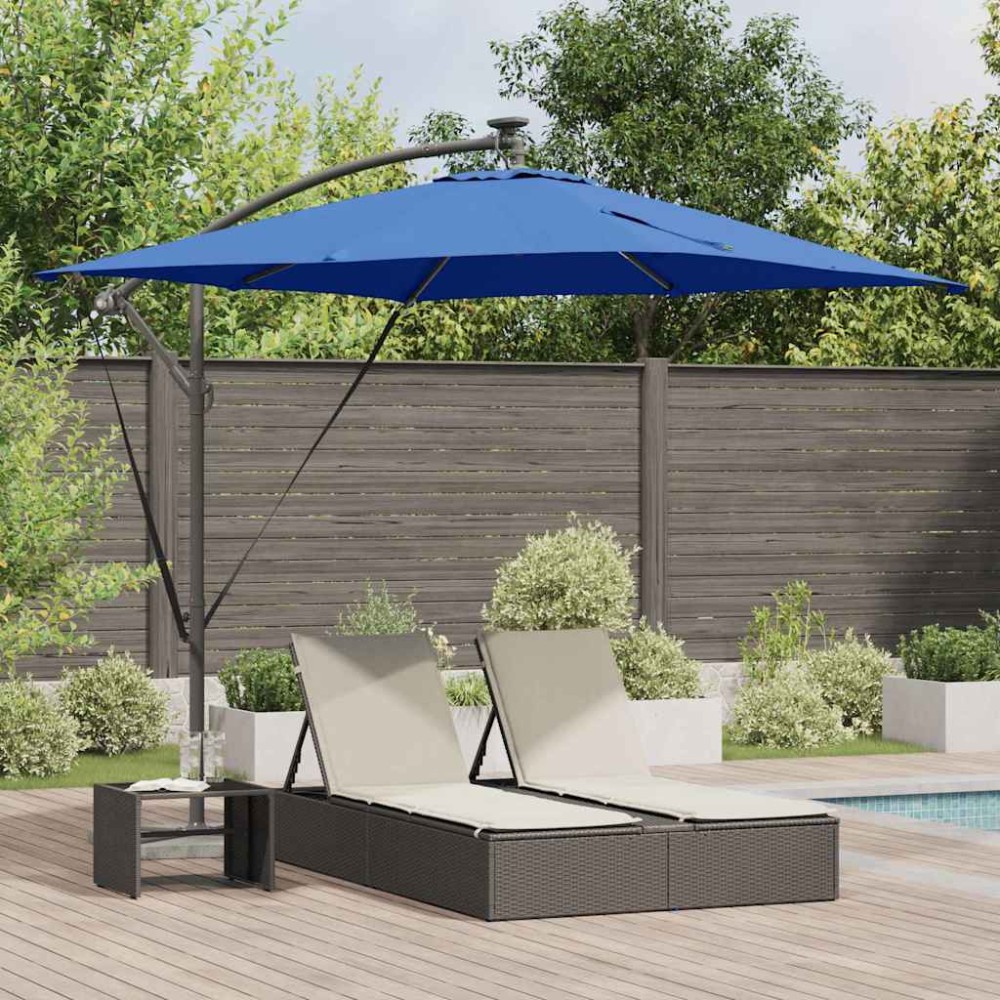 vidaXL Ομπρέλα ηλίου 249 x 249 x 250 εκ. Πολυεστέρας και Αλουμίνιο