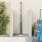vidaXL Υπαίθρια ηλιακή ντουζιέρα 20 l PVC και Αλουμίνιο Μαύρο