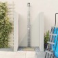 vidaXL Υπαίθρια ηλιακή ντουζιέρα 20 l PVC και Αλουμίνιο Μαύρο