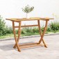 vidaXL Τραπέζι Sydney Ορθογώνιο Καφέ 110 x 55 x 75 cm