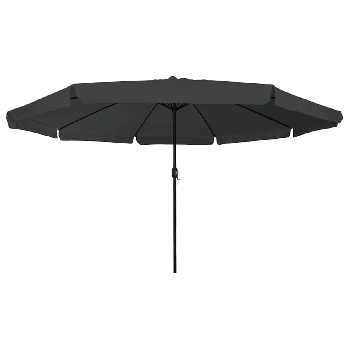 vidaXL Ομπρέλα Κήπου Ανθρακί 394 x 394 x 248 εκ