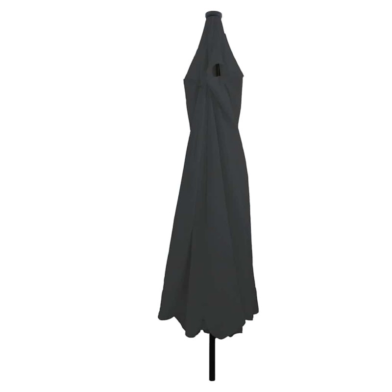 vidaXL Ομπρέλα Κήπου Ανθρακί 395 x 395 x 245 εκ. Πολυεστέρας