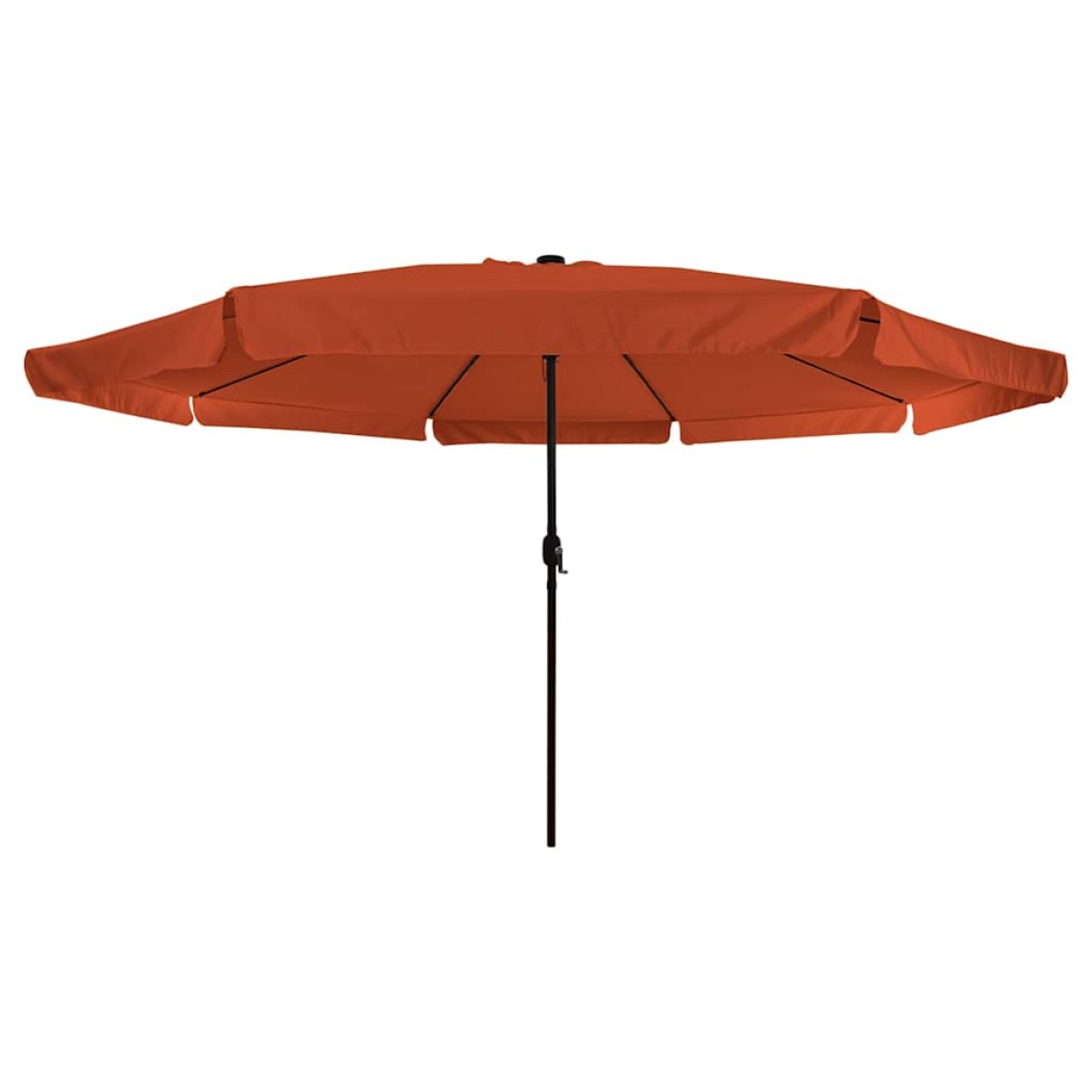 vidaXL Ομπρέλα Κήπου Τερακότα 395 x 395 x 245 εκ. Πολυεστέρας