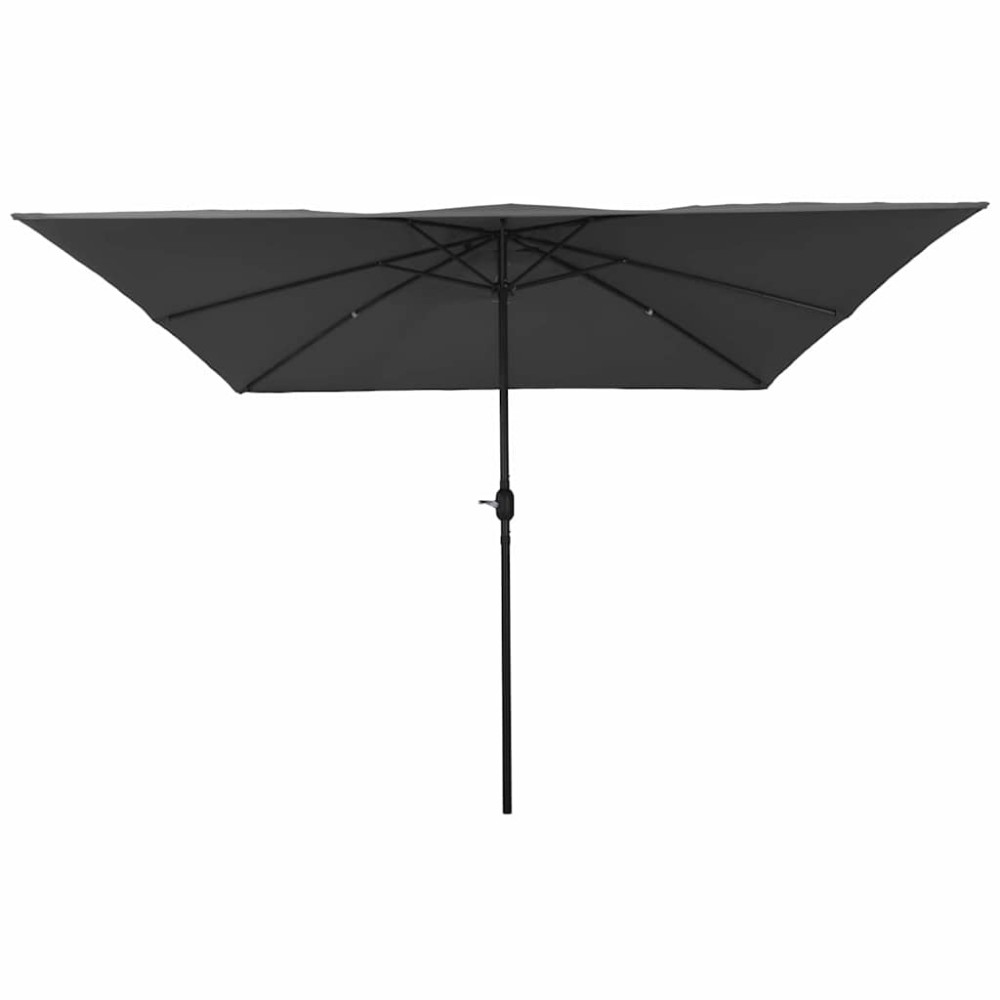 vidaXL Ομπρέλα Κήπου Ανθρακί 295 x 295 x 245 εκ