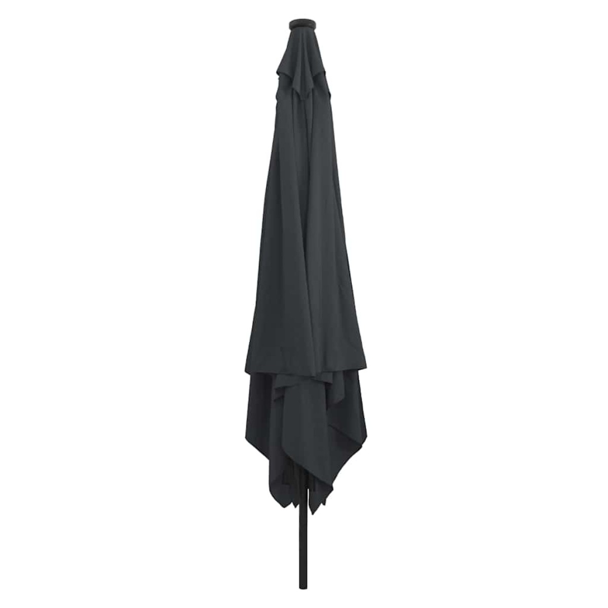 vidaXL Ομπρέλα Κήπου με φώτα λωρίδας LED Ανθρακί 295 x 295 x 245 εκ