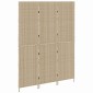 vidaXL Διαχωριστικό Δωματίου Μπεζ 147 x 180 cm συνθετικό ρατάν