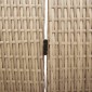 vidaXL Διαχωριστικό Δωματίου Μπεζ 147 x 180 cm συνθετικό ρατάν