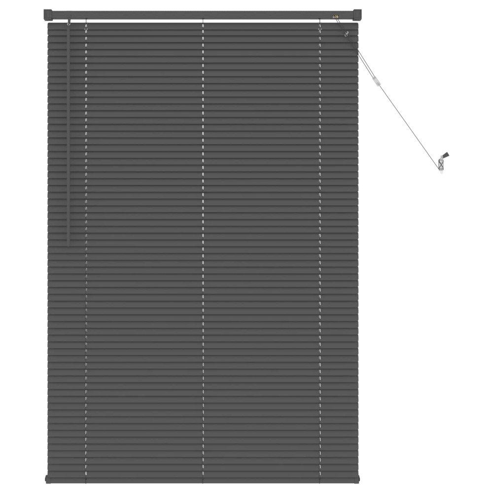 vidaXL Βενετσιάνικη Σκίαση Ασημί Γκρι 150 x 90 cm 25 mm PVC
