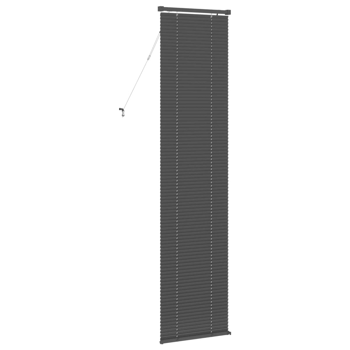 vidaXL Βενετσιάνικη Σκίαση Ασημί Γκρι 213 x 50 εκ 25 mm PVC