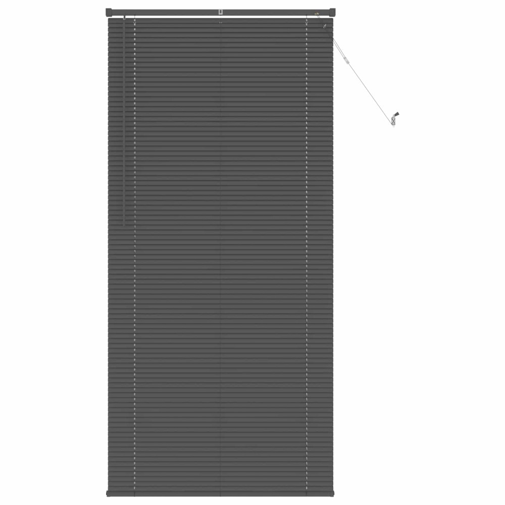 vidaXL Βενετσιάνικη Σκίαση Ασημί Γκρι 213 x 80 εκ 25 mm PVC