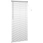 vidaXL Βενετσιάνικη Σκίαση Ασημί Γκρι 213 x 80 εκ 25 mm PVC