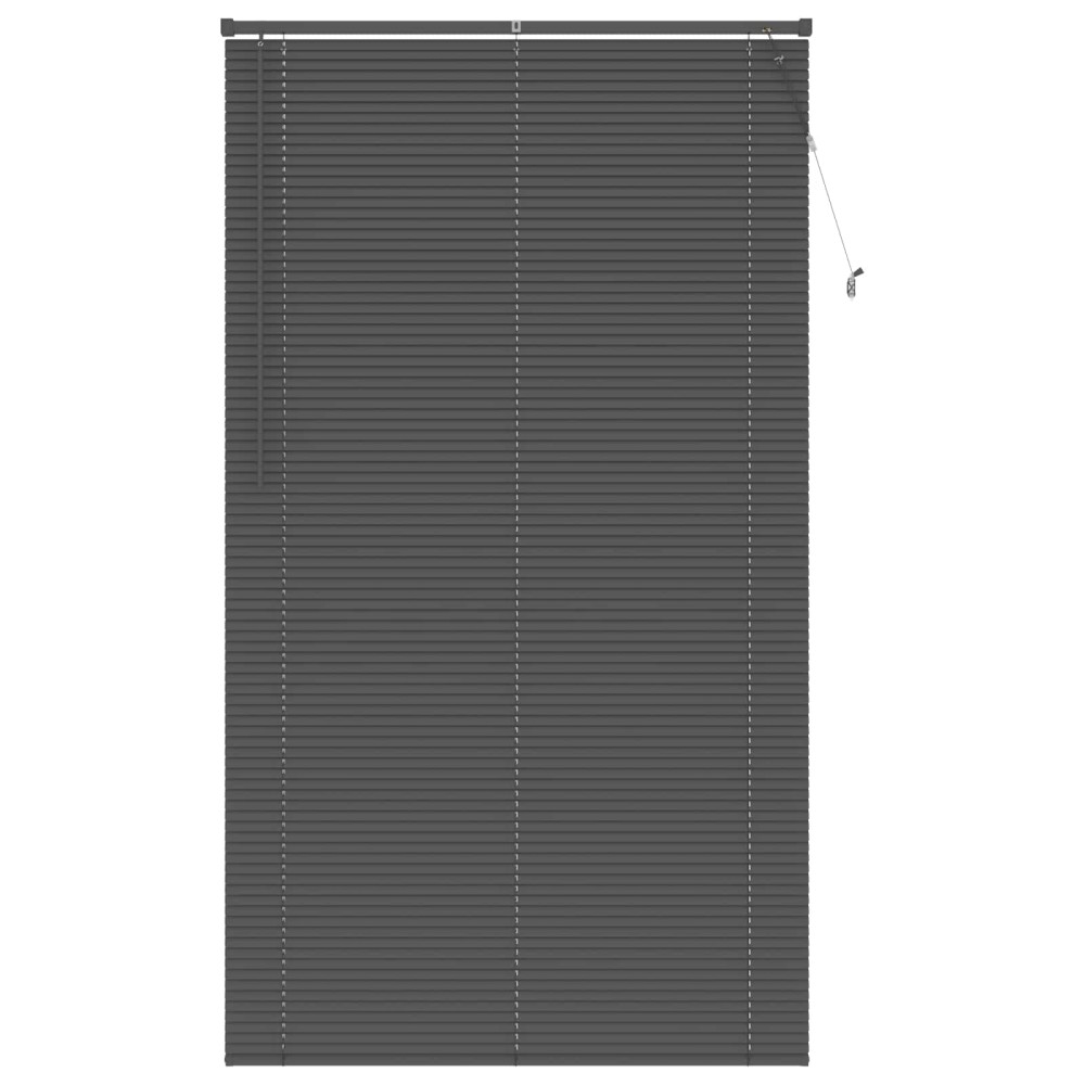 vidaXL Βενετσιάνικη Σκίαση Ασημί Γκρι 213 x 120 εκ 25 mm PVC