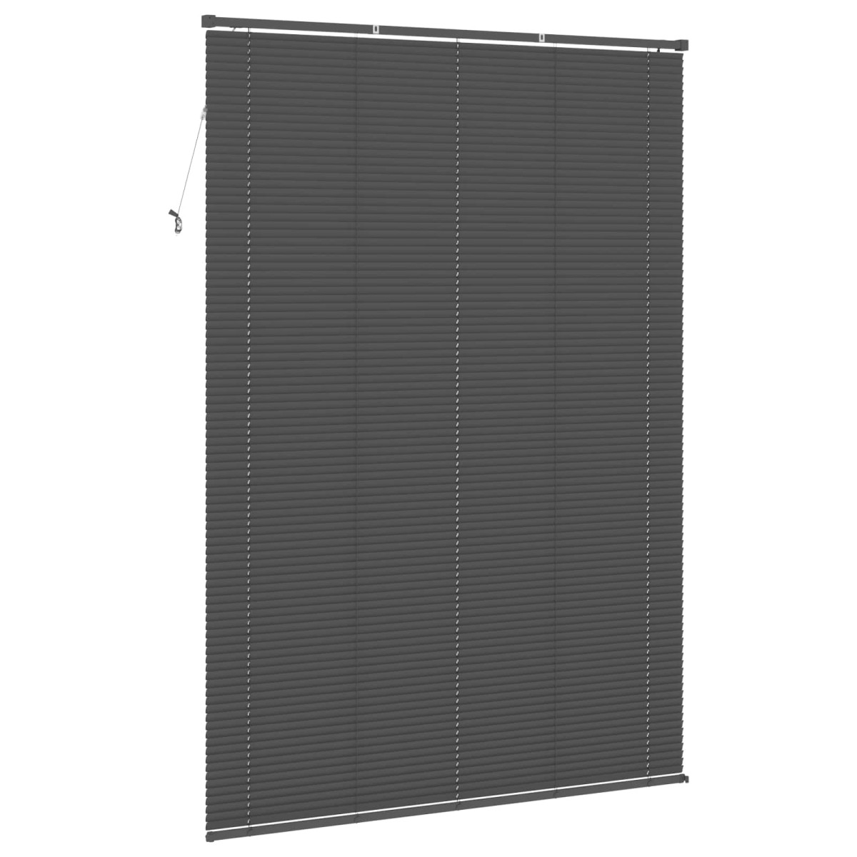 vidaXL Βενετσιάνικη Σκίαση Ασημί Γκρι 213 x 130 εκ 25 mm PVC