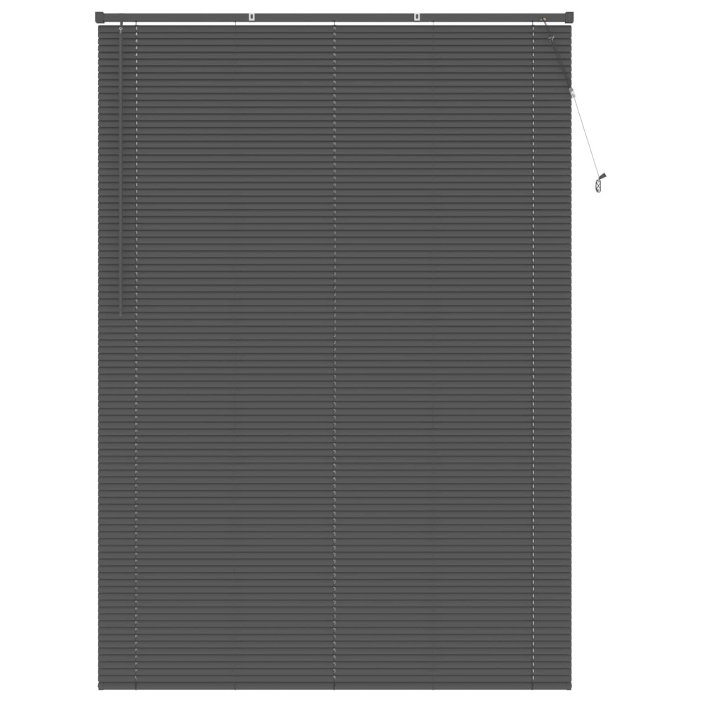 vidaXL Βενετσιάνικη Σκίαση Ασημί Γκρι 213 x 160 εκ 25 mm PVC