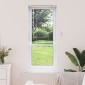vidaXL Βενετσιάνικη Σκίαση Λευκός 150 x 40 εκ 25 mm PVC