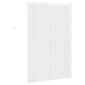 vidaXL Βενετσιάνικη Σκίαση Λευκός 150 x 70 cm 25 mm PVC