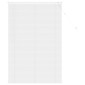 vidaXL Βενετσιάνικη Σκίαση Λευκός 150 x 100 cm 25 mm PVC