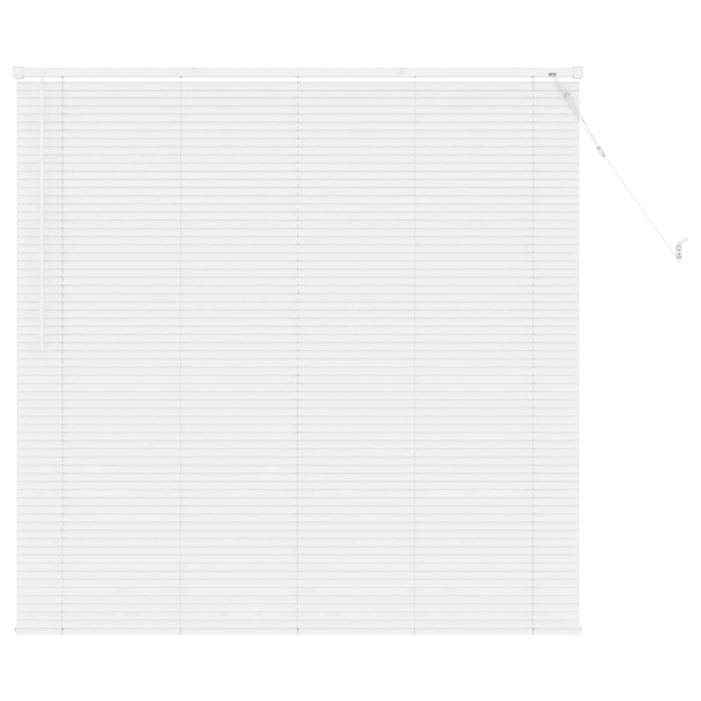 vidaXL Βενετσιάνικη Σκίαση Λευκός 150 x 130 εκ 25 mm PVC