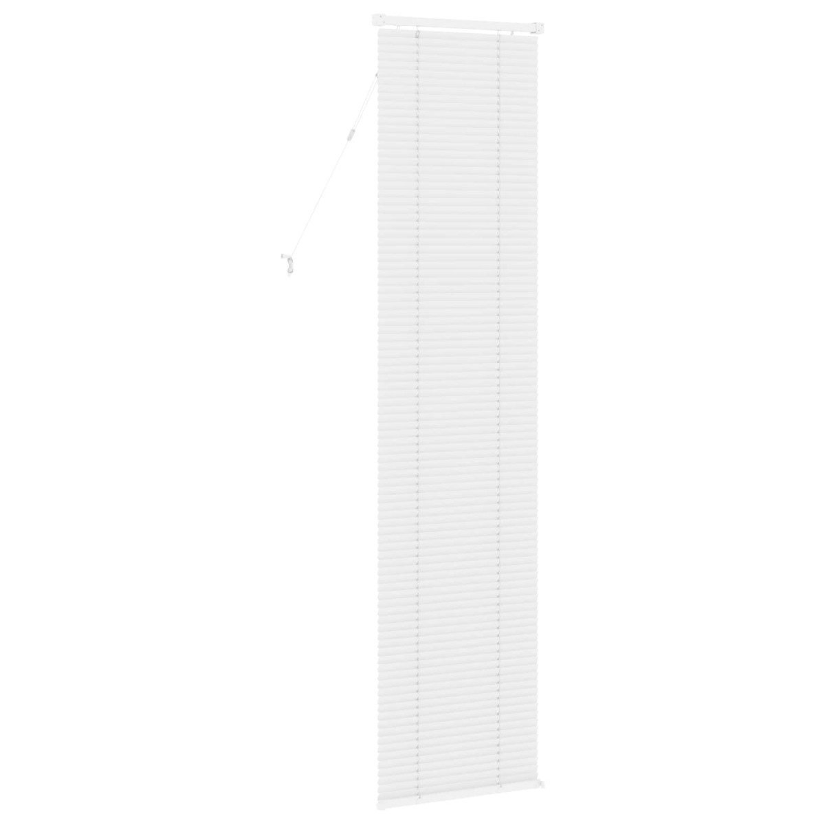 vidaXL Βενετσιάνικη Σκίαση Λευκός 213 x 40 εκ 25 mm PVC