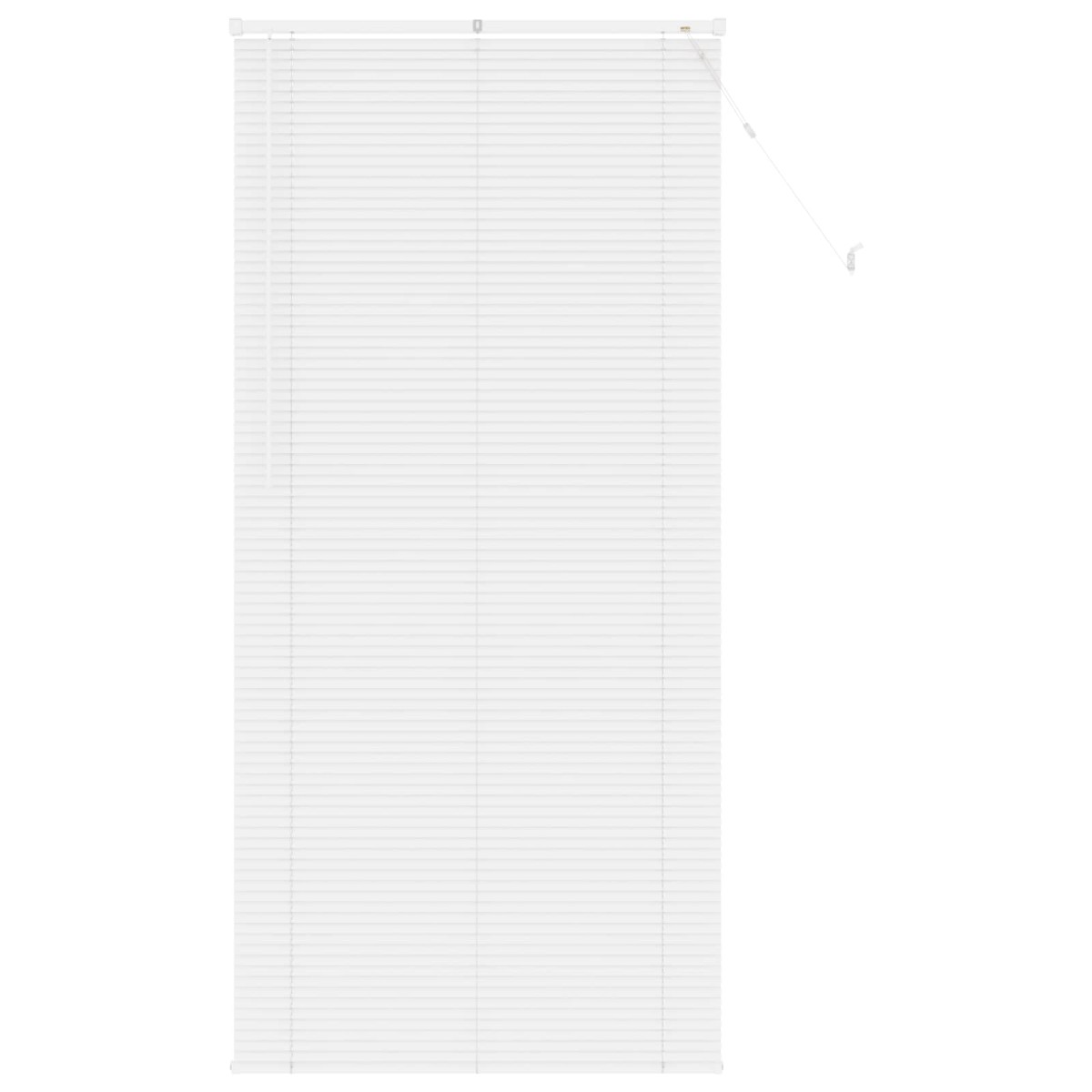 vidaXL Βενετσιάνικη Σκίαση Λευκός 213 x 100 εκ 25 mm PVC