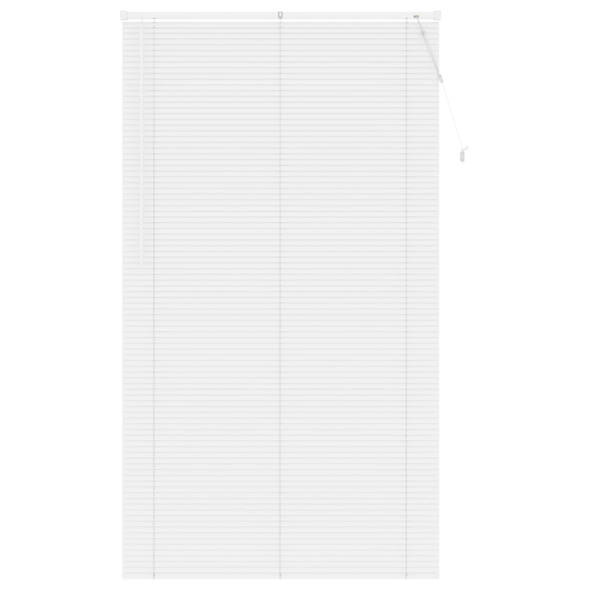 vidaXL Βενετσιάνικη Σκίαση Λευκός 213 x 110 εκ 25 mm PVC