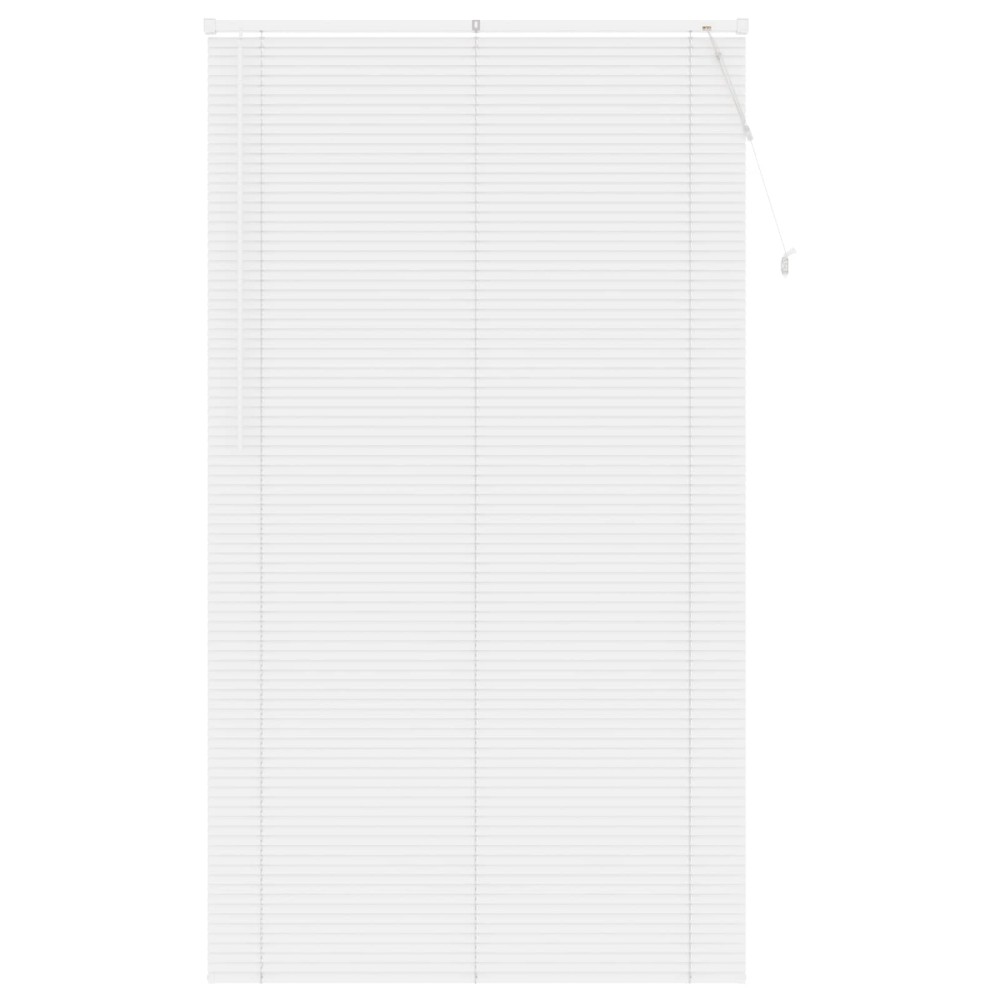 vidaXL Βενετσιάνικη Σκίαση Λευκός 213 x 120 εκ 25 mm PVC