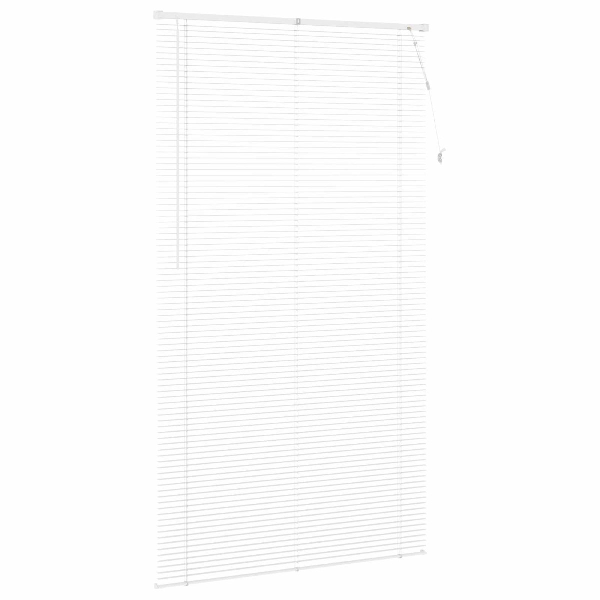 vidaXL Βενετσιάνικη Σκίαση Λευκός 213 x 120 εκ 25 mm PVC