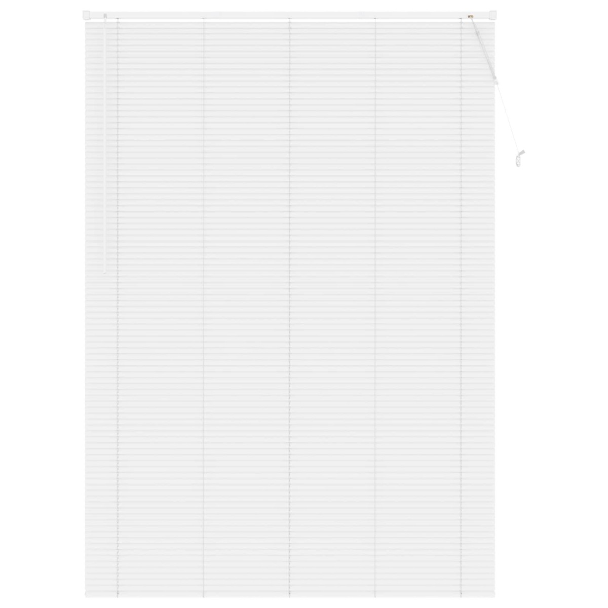 vidaXL Βενετσιάνικη Σκίαση Λευκός 213 x 130 εκ 25 mm PVC