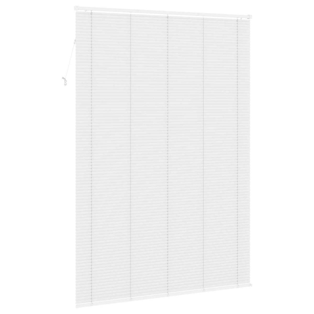 vidaXL Βενετσιάνικη Σκίαση Λευκός 213 x 140 εκ 25 mm PVC