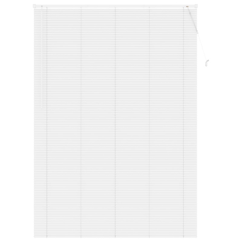 vidaXL Βενετσιάνικη Σκίαση Λευκός 213 x 150 εκ 25 mm PVC