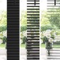 vidaXL Βενετσιάνικη Σκίαση Μαύρο 150 x 60 εκ 25 mm PVC