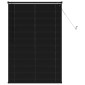 vidaXL Βενετσιάνικη Σκίαση Μαύρο 150 x 70 cm 25 mm PVC