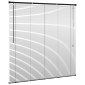 vidaXL Βενετσιάνικη Σκίαση Μαύρο 150 x 160 cm 25 mm PVC
