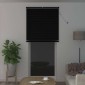 vidaXL Βενετσιάνικη Σκίαση Μαύρο 213 x 70 εκ 25 mm PVC
