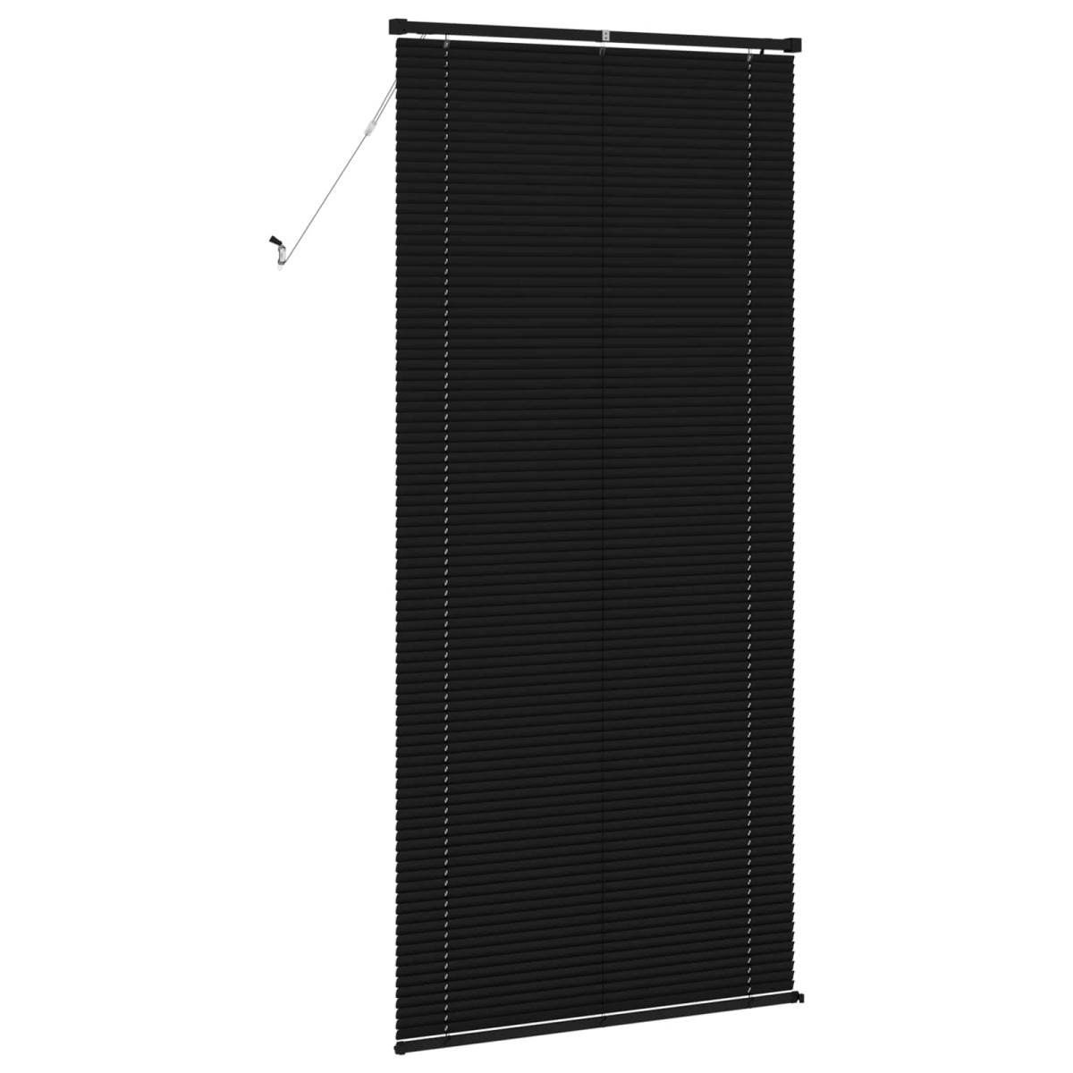 vidaXL Βενετσιάνικη Σκίαση Μαύρο 213 x 100 εκ 25 mm PVC
