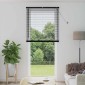 vidaXL Βενετσιάνικη Σκίαση Μαύρο 213 x 100 εκ 25 mm PVC