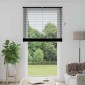 vidaXL Βενετσιάνικη Σκίαση Μαύρο 213 x 110 εκ 25 mm PVC